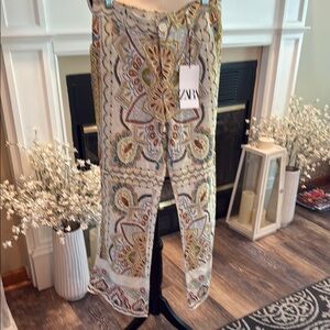 Zara Colorful Patterned Trousers